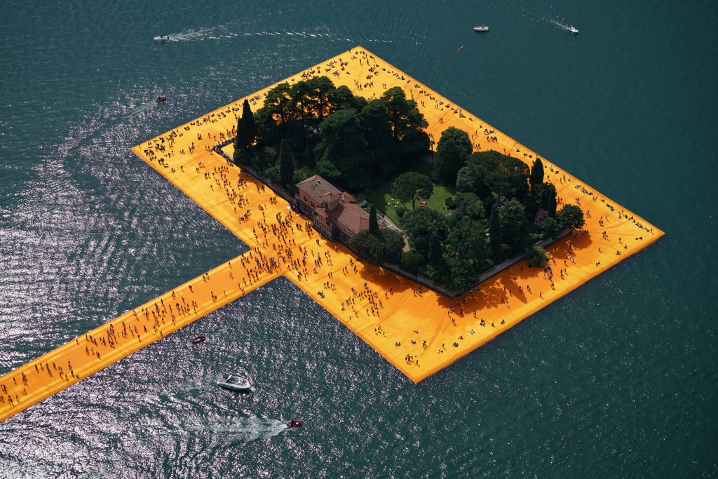 The Floating Piers - The Floating Piers, Lake Iseo, Italy, 2014-16