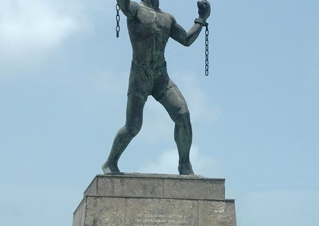 Barbados statue